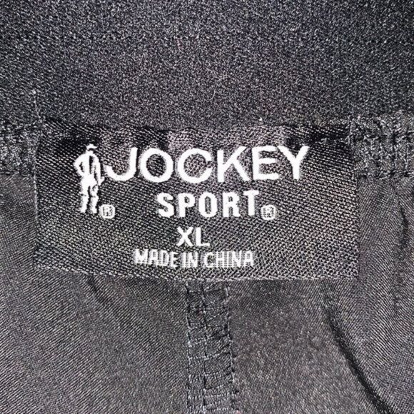 Jockey Sport Black Athletic Pants XL With Zippered Ankles & Drawstring Waist - Picture 3 of 12